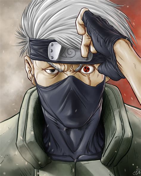 naruto kakashi fan art|kakashi hatake cool pics.